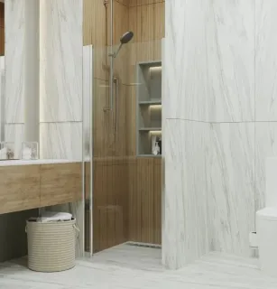 Душевая дверь Triton Уно Щ0000036858 90 см профиль хром стекло прозрачное